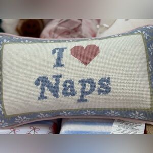 I Love Naps Decorative Pillow